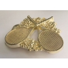 Rakiety tenis badminton zapinka klamra złota do pasa (id: 1380)