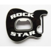 Rock Star gitara czarna klamra do pasa z otwieraczem (id: 368)