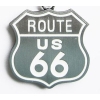 ROUTE 66 zawieszka z naszyjnikiem ze skóry naturalnej (id: 506)