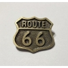 Route 66 przypinka na śrubkę w kolorze brązowym (id: 2826)