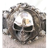 Skull czaszka ozdoba 3D ze stali jubilerskiej 316L np. do bransoletki (id: 67)