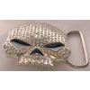 Czaszka skull klamra 3D z cyrkoniami Willie (id: 957)