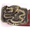 Smok dragon klamra spinka brązowa do paska (id: 1649)
