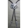 Texas longhorn rogi byka bolo z czarnym napisem krawat western (id: 1460)