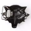 Wilk klamra 3D stare srebro (id: 2407)