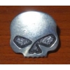 Czaszka skull logo Willie na śrubkę stare srebro (id: 880)