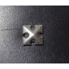 Ozdoba stare srebro 10mm x 10mm na nit (id: 1415)