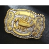 Skorpion złoty klamra western (id: 860)