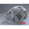 Czapeczka du-rag, bandama biała (id: 12)