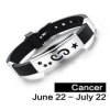 Rak Cancer bransoletka ze stali chirurgicznej 316L z kauczukiem