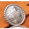 Concho ozdoba 30mm na śrubkę nikiel połysk (id: 878)