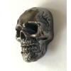 Skull czaszka 3D ozdoba stare srebro na śrubkę (id: 1381)