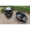 Skull czaszka 3D ozdoba stare srebro na śrubkę (id: 1381)