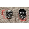 Skull czaszka 3D ozdoba nikiel połysk na śrubkę (id: 1382)