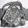 Śmierć skull grim reaper klamra zapinka (id: 2552)