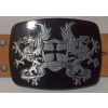 Gryf z tarczą flaga klamra (id: 2052)
