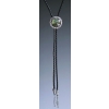 Bolo posrebrzane Wilk z Labradorytem w stylu western (id: 2513)