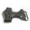 Młot Thora klamra stare srebro 3D (id: 2075)