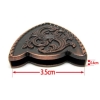Westernowa klamra z głową konia+szlufka+końcówka do paska 40mm brąz (id: 1149)