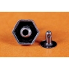 Okrągła ozdoba stare srebro 12x10mm na nit (id: 1410)