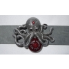 Ośmiornica oktopus klamra 3D tło bordowe (id: 3113)