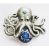 Ośmiornica oktopus klamra 3D tło niebieskie (id: 3112)