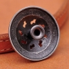 Czaszka, skull ozdoba na nit stare srebro 30mm (id: 823)