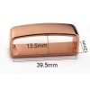 Szlufka, ramka metalowa 39mm czarna oksydowana (id: 319)