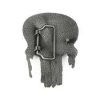 Punisher skull klamra kopla zapinka stare srebro (id: 2616)