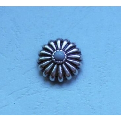Concho stokrotka z turkusem 19mm na śrubkę (id: 1164)