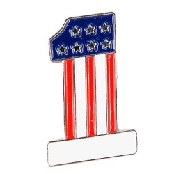 Nr.1 USA odznaka przypinka na pins wpinka (id: 1394)