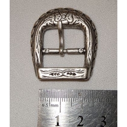 Klamra 209 ze szlufką do paska 19mm stare srebro (id: 1885)