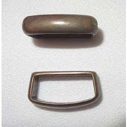 Szlufka, ramka metalowa 22mm, 213 brązowa (id: 303)