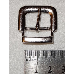 Klamra 214 ze szlufką do paska 19mm nikiel połysk (id: 1886)