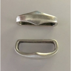 Szlufka, ramka metalowa 30mm, 320 stare srebro (id: 308)