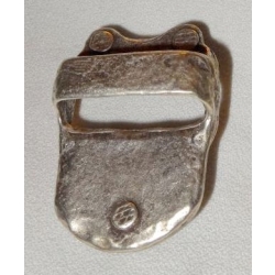 Szlufka, ramka metalowa 32mm, 377 stare srebro (id: 309)