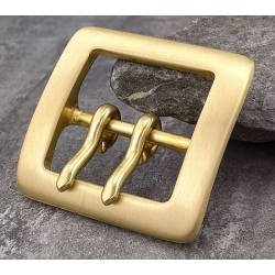 Klamra z MOSIĄDZU do paska o szer. 40mm półmat (id: 2585)
