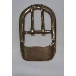Klamra brązowa 422 do paska na 2 języczki 40mm (id: 1791)