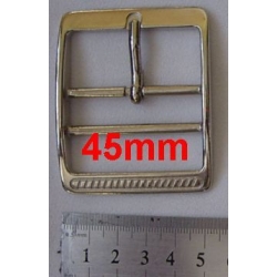 Klamra z poprzeczką 4261 nikiel połysk do paska 45mm (id: 1132)