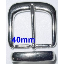 Klamra 477 do paska 40mm nikiel zapinka (id: 1147)