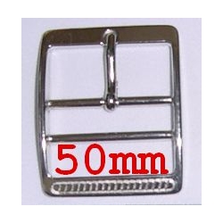 Klamra z poprzeczką 9939 nikiel połysk do paska 50mm (id: 1133)