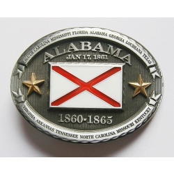 ALABAMA flaga USA stany klamra (id: 2001)
