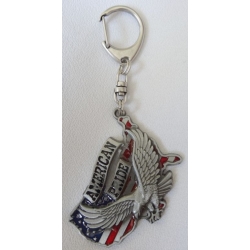 American Pride flaga z orłem USA brelok do kluczy zawieszka (id: 2324)