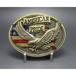 American pride klamra brązowa z kolorami (id: 1319)