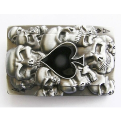 As Pik skull, czaszka poker klamra (id: 953)
