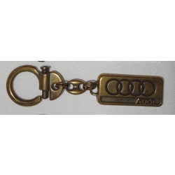 AUDI brelok brązowy metalowy zawieszka (id: 438)
