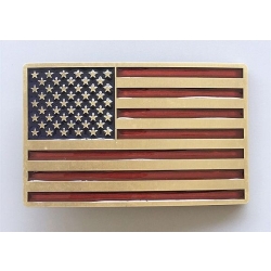 Flaga USA klamra brązowa (id: 2012)