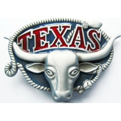 Texas longhorn USA klamra do paska (id: 3197)