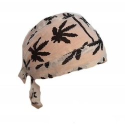 Gandzia czapeczka du-rag, bandama biała (id: 6)