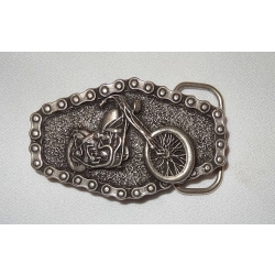 Chopper motocykl klamra stare srebro (id. 1598)